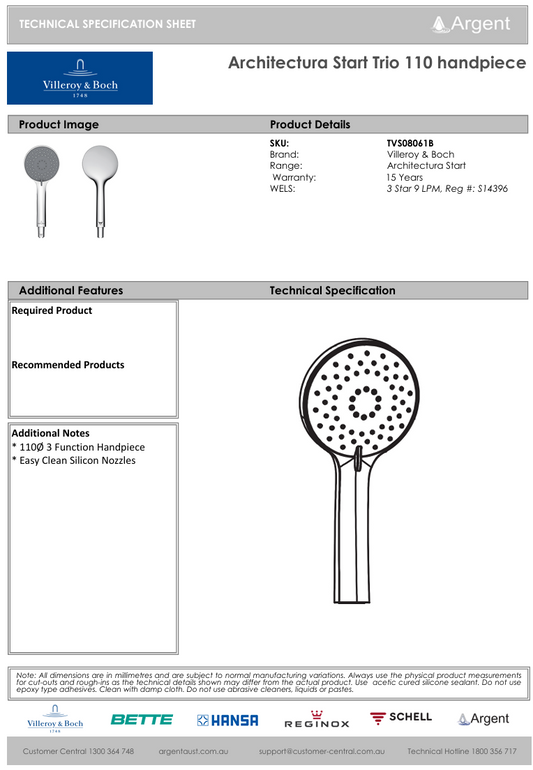 Architectura Start Trio 110 handpiece