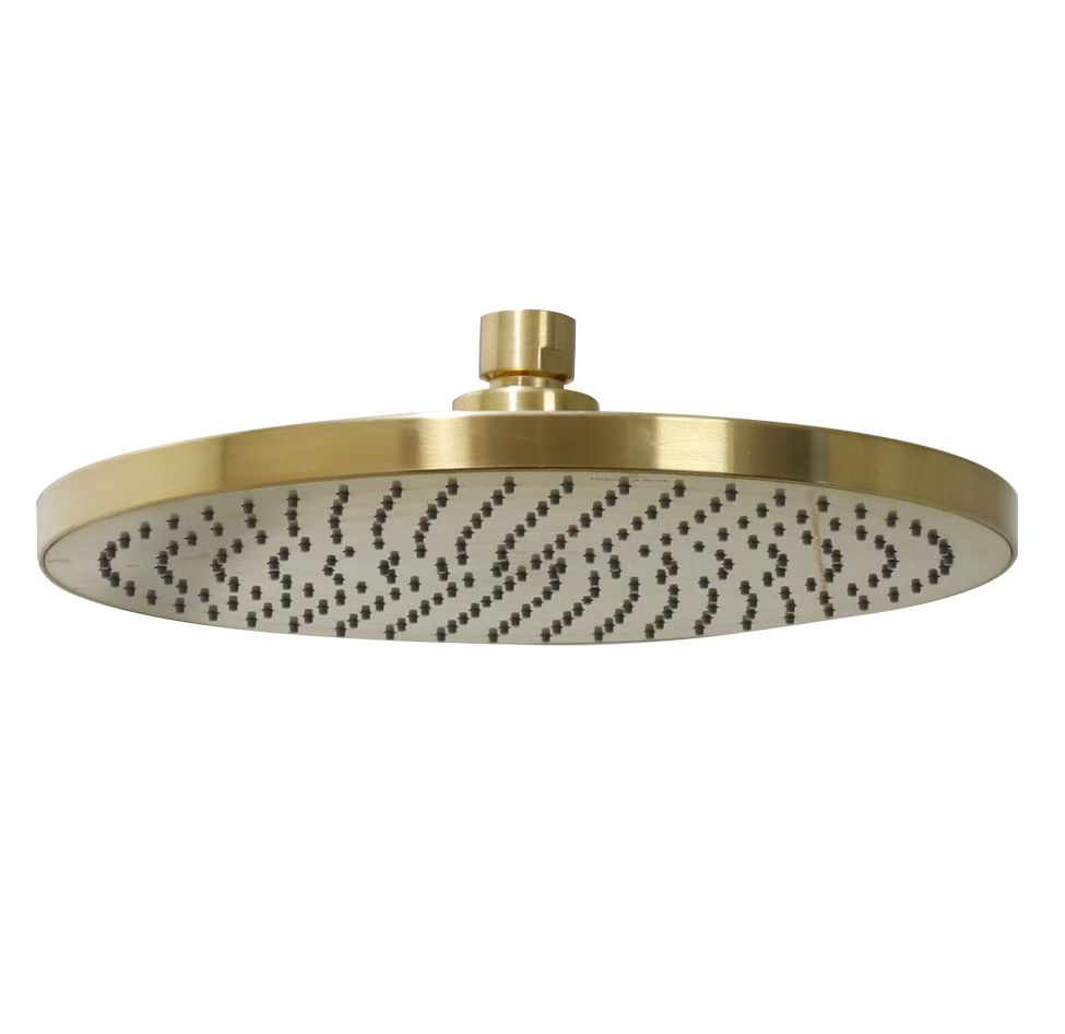 Architectura Style 230 Overhead Shower Brushed Gold