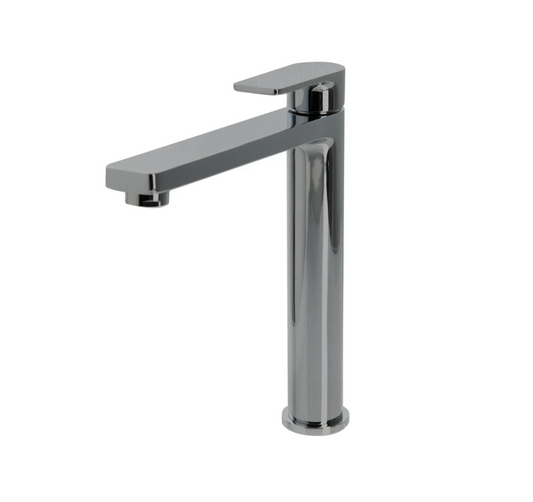 The GABE Leva High Rise Basin Mixer - Brushed Nickel