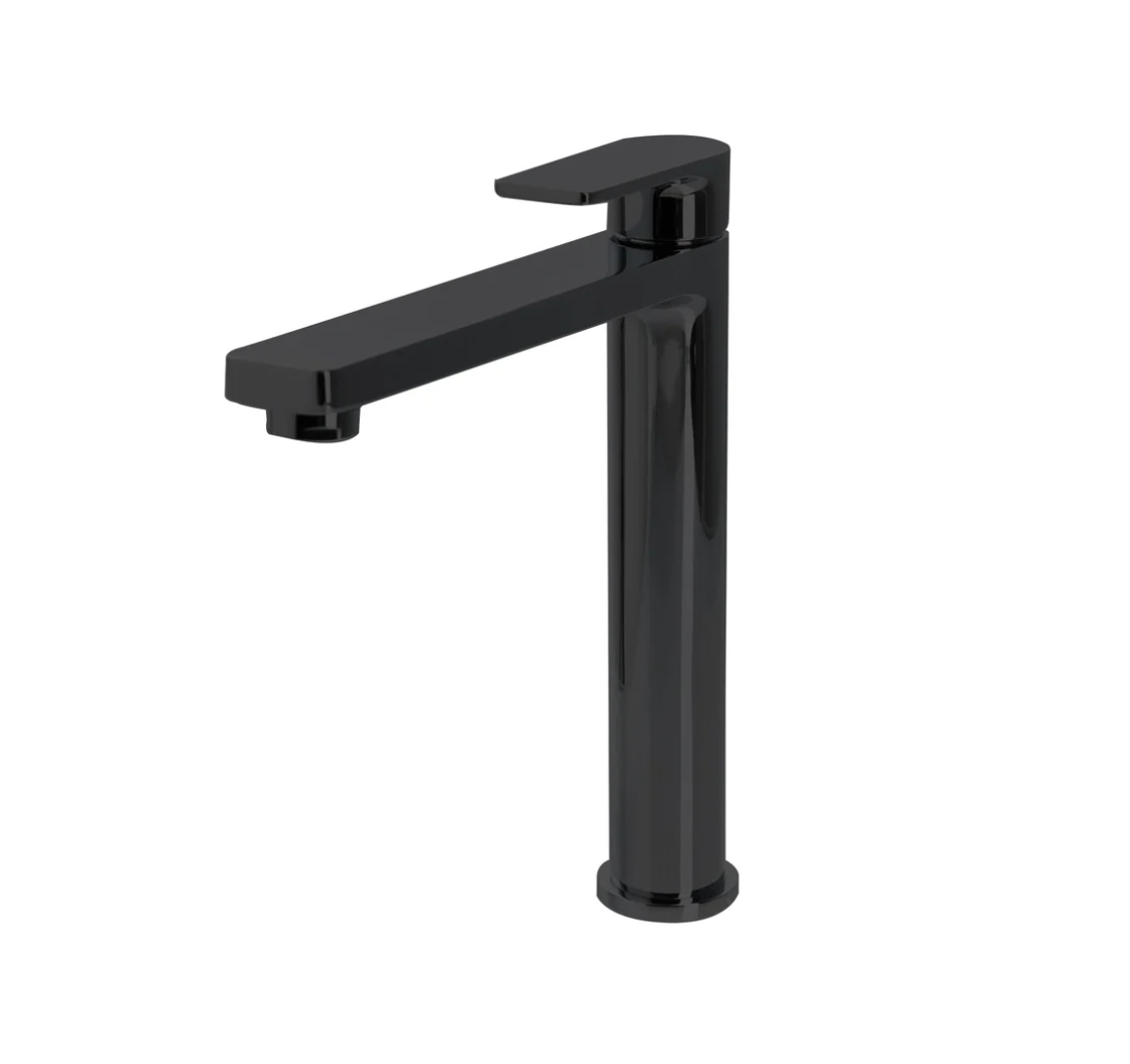 The GABE Leva High Rise Basin Mixer - Matte Black