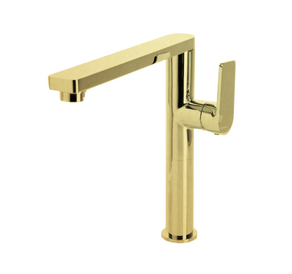 The GABE Leva Sink Mixer - Brushed Gold