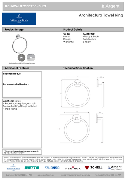 Architectura Towel Ring