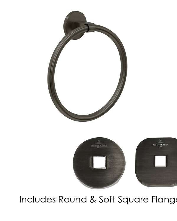 Architectura Towel Ring Gun Metal