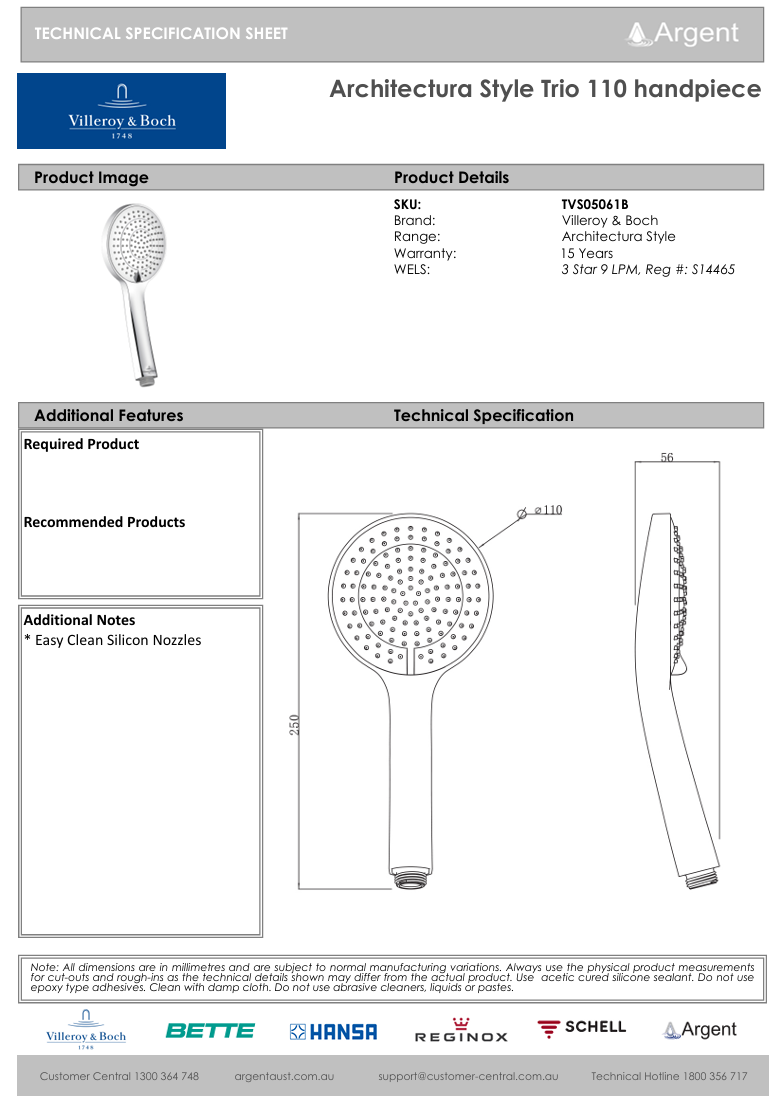 Architectura Style Trio 110 Handpiece