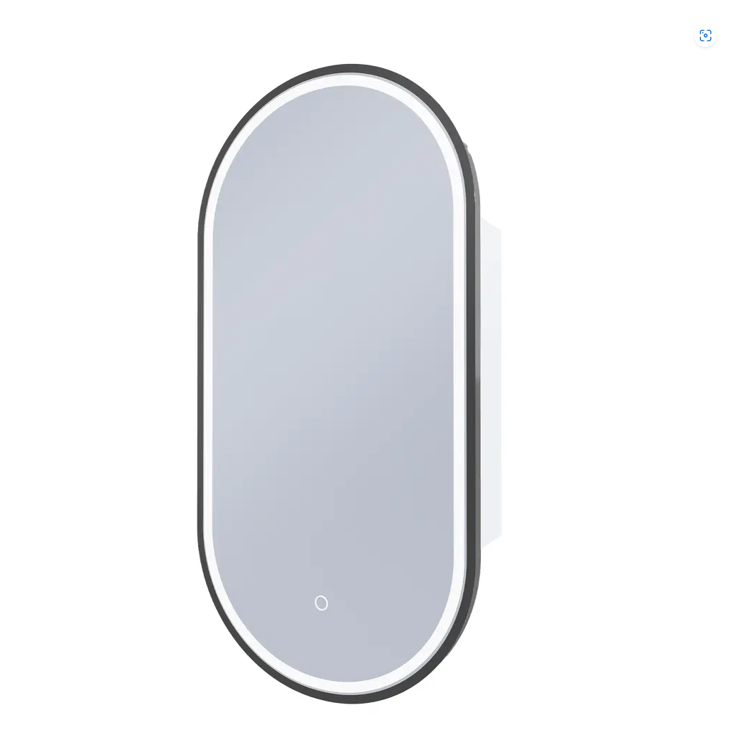 Capsule 450 with Matt Black Frame - W450 x H900 x D125