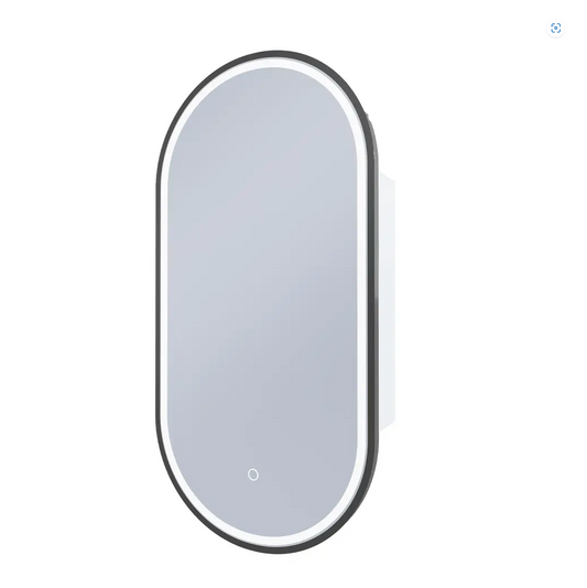 Capsule 450 with Matt Black Frame - W450 x H900 x D125