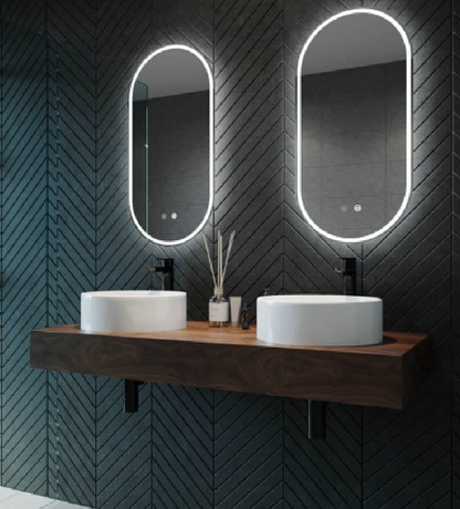 Gatsby 600D with Brushed Brass Aluminium Frame - W610 x H1010 x D40