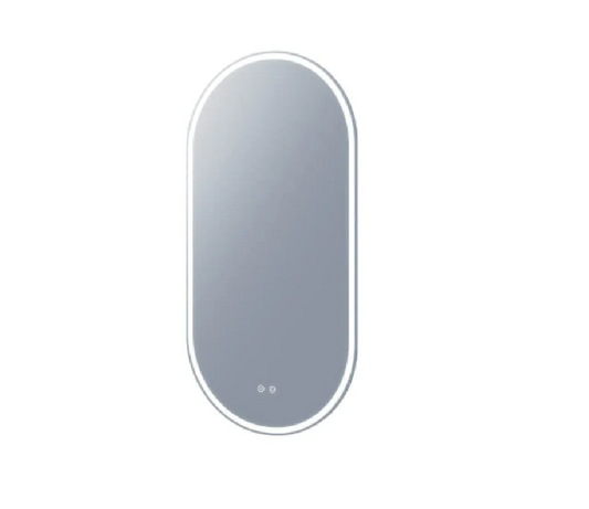 Gatsby 600D with Brusehd Nickel Aluminium Frame - W610 x H1010 x D40