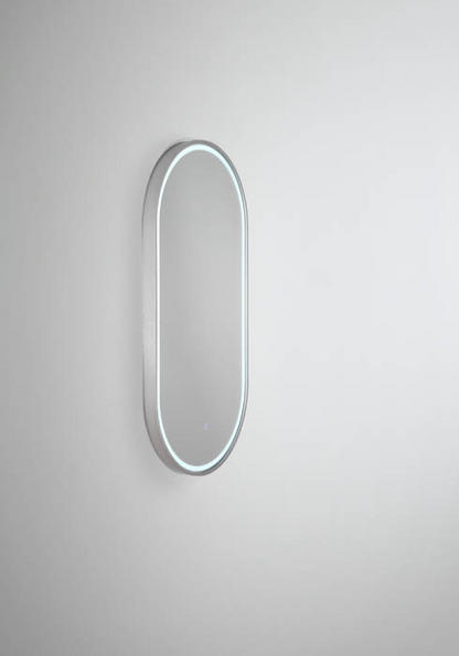 Gatsby 600D with Brusehd Nickel Aluminium Frame - W610 x H1010 x D40