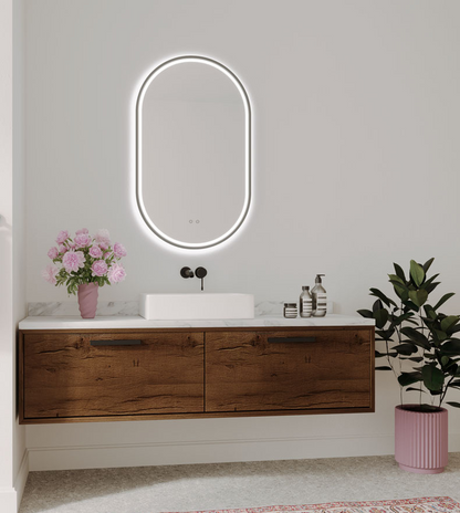 Gatsby 600D with Gun Metal Aluminium Frame - W610 x H1010 x D40