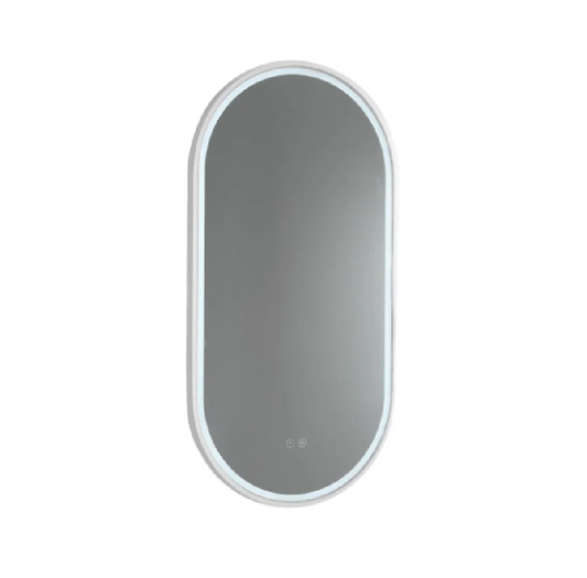 Gatsby 600D with Matt White Aluminium Frame - W610 x H1010 x D40