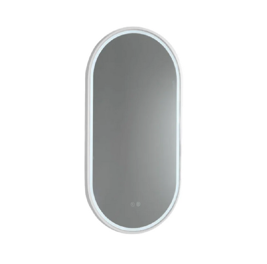 Gatsby with Matt White Aluminium Frame - W460 x H910 x D40