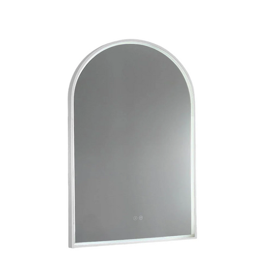 Great Arch 700D with Brusehd Nickel Aluminium Frame - W710 x H910 x D40