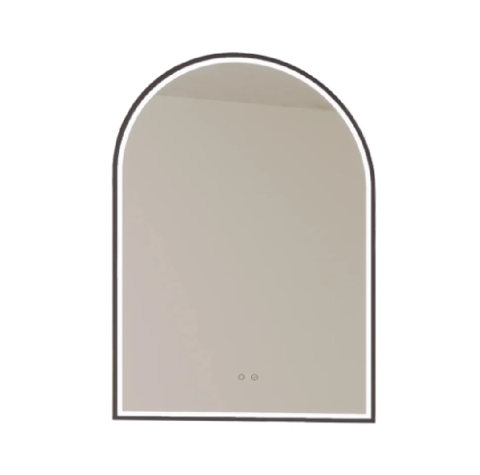 Great Arch 700D with Matt Black Aluminium Frame - W710 x H910 x D40