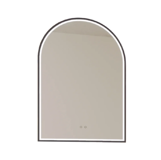 Great Arch 700D with Matt Black Aluminium Frame - W710 x H910 x D40