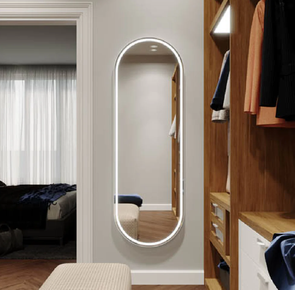 Great Gatsby with Matt White Aluminium Frame - W460 x H1210 x D40