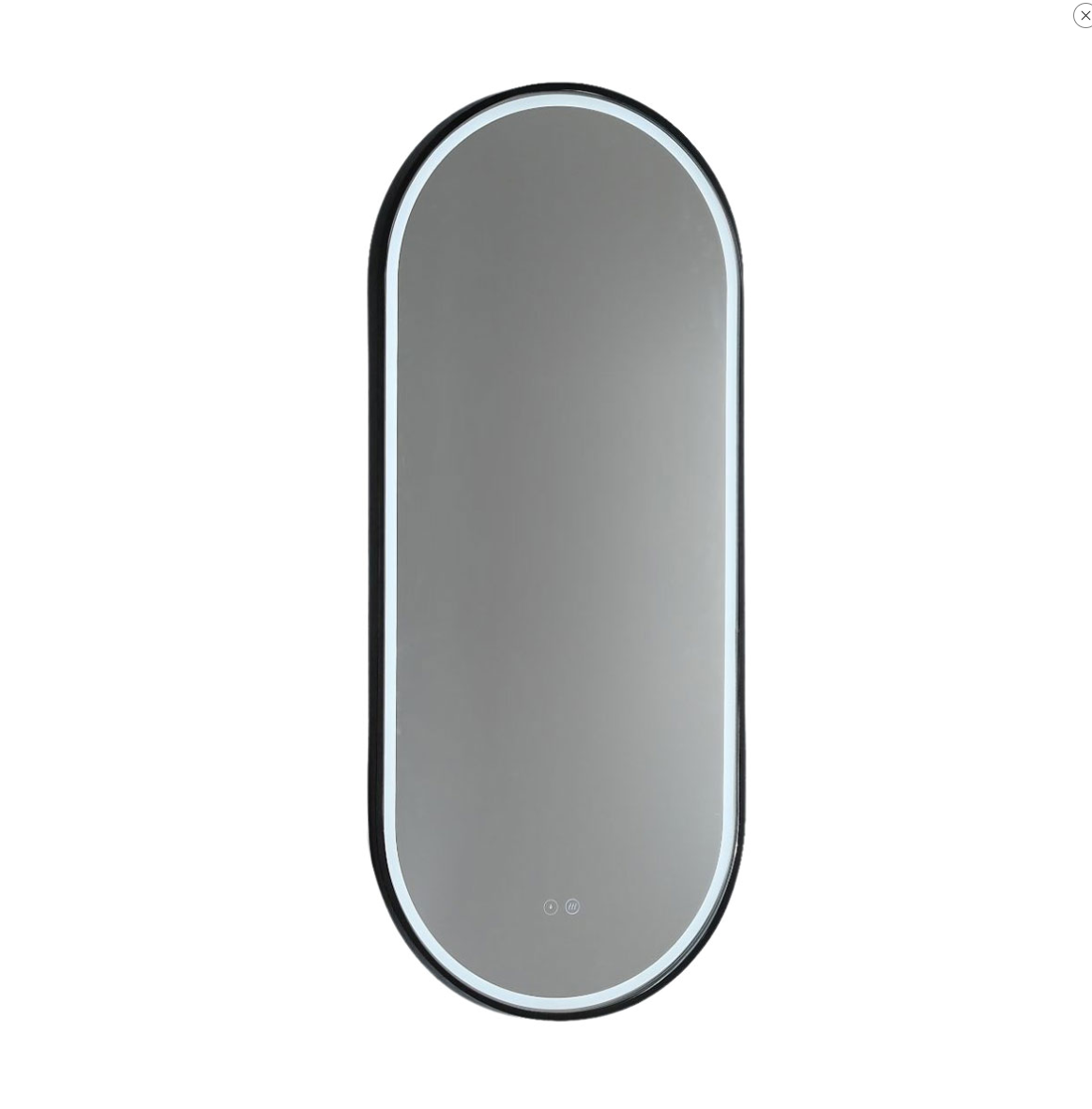 Great Gatsby with Matt Black Aluminium Frame - W460 x H1210 x D40