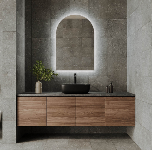 Great Arch 700D with Matt White Aluminium Frame - W710 x H910 x D40