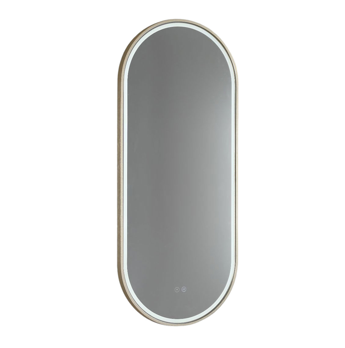 Great Gatsby with Brushed Brass Aluminium Frame - W460 x H1210 x D40