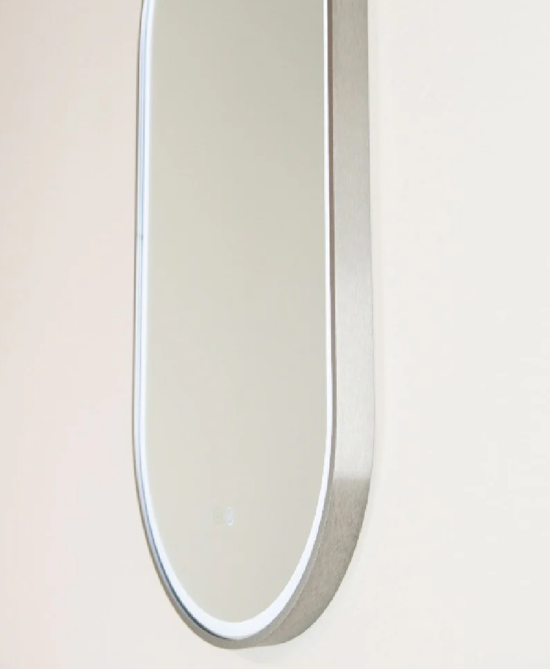 Great Gatsby with Brushed Nickel Aluminium Frame - W460 x H1210 x D40