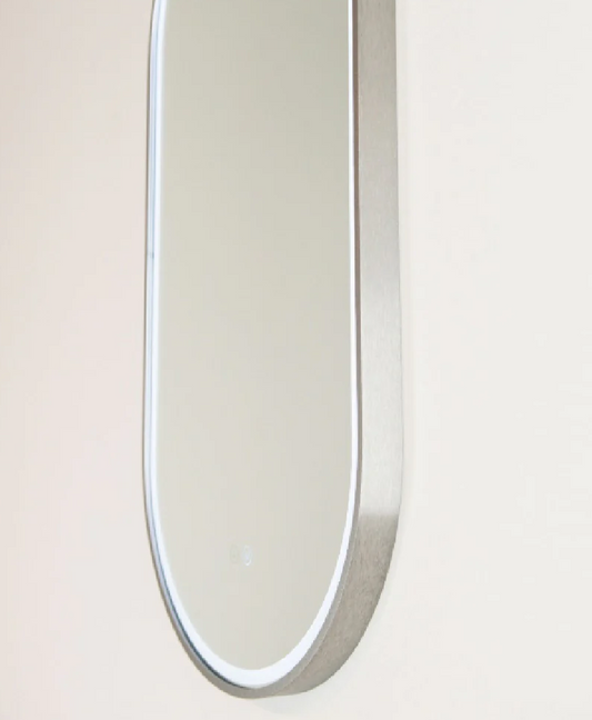 Great Gatsby with Brushed Nickel Aluminium Frame - W460 x H1210 x D40