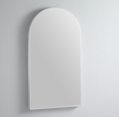 Modern Arch 510x910 with Matt White Aluminium Frame - W510 x H910 x D40