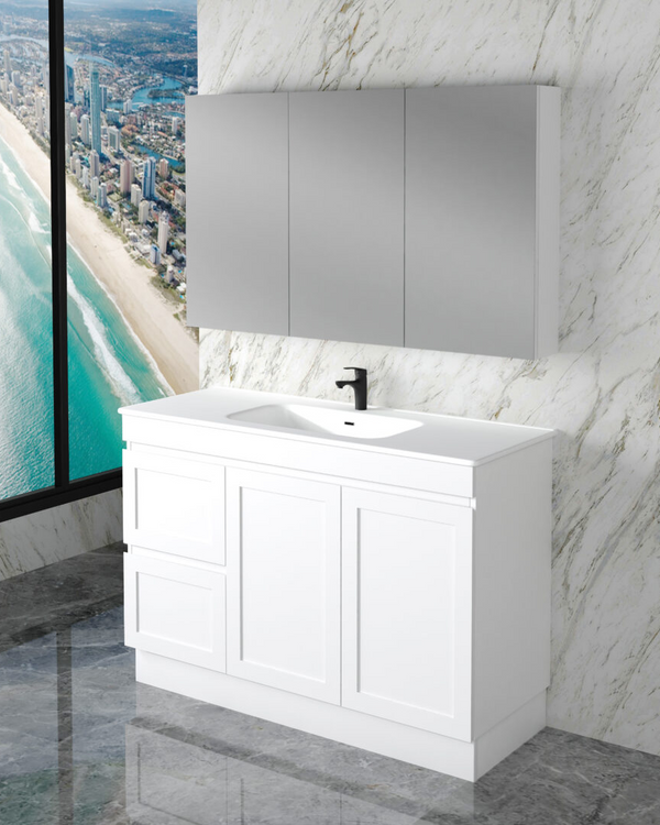 Miami 1200mm Freestanding Vanity with Ceramic Top