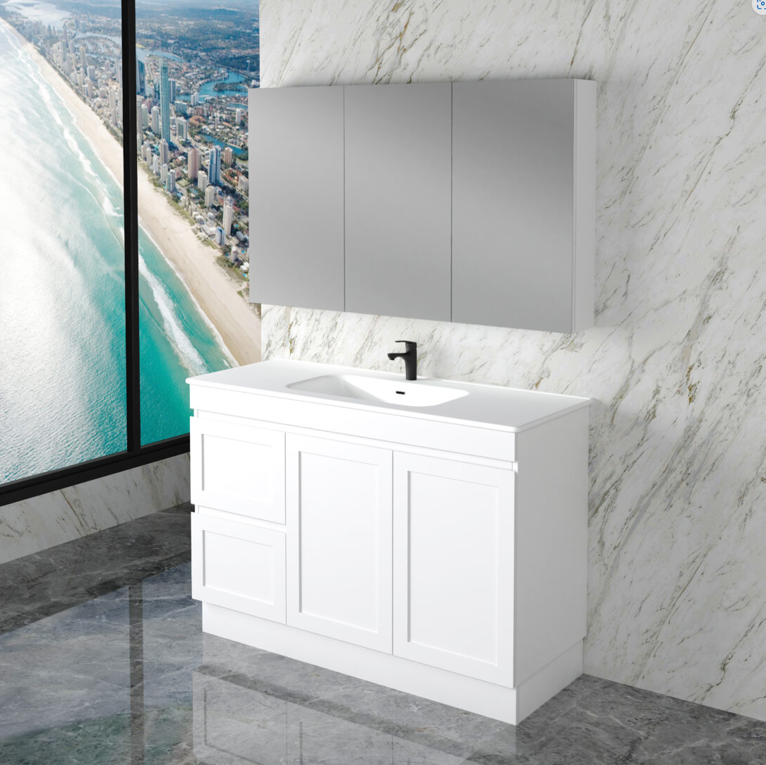 Miami 1200mm Freestanding Vanity with Ceramic Top