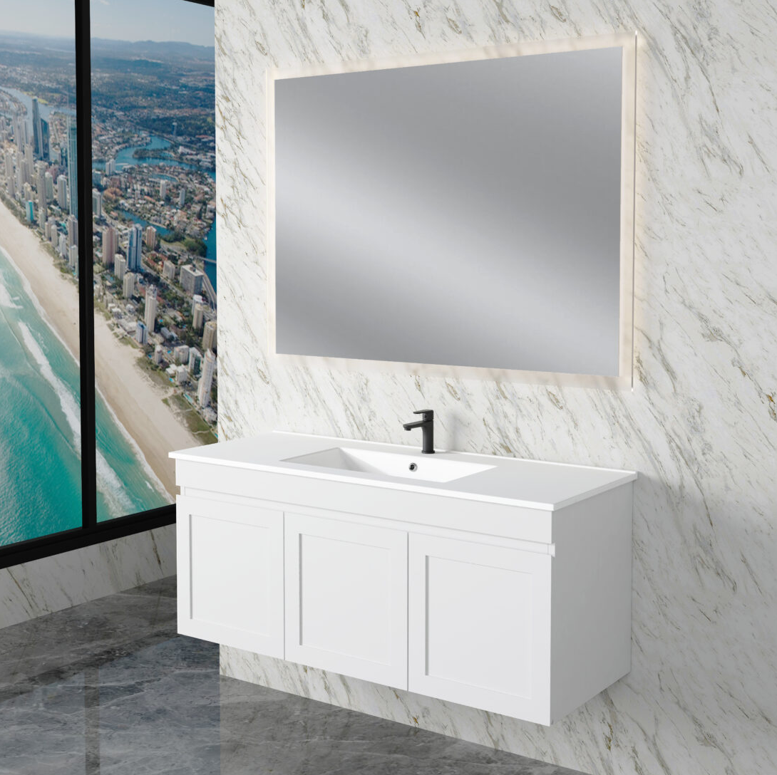 Miami 1200mm Wall Hung Vanity with Ceramic Top