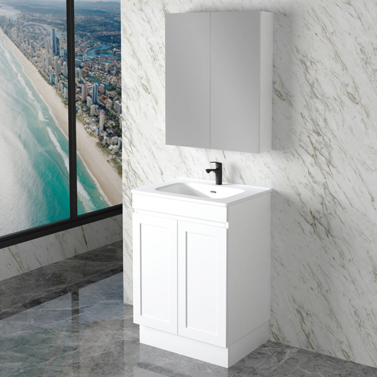 Miami 600mm Freestanding Vanity with Ceramic Top