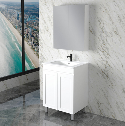 Miami 600mm Freestanding Vanity with Ceramic Top