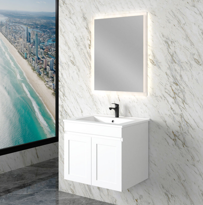Miami 600mm Wall Hung Vanity with Ceramic Top