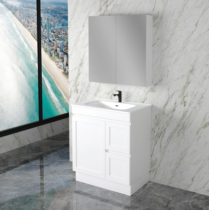 Miami 750mm Freestanding Vanity with Ceramic Top