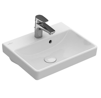 Avento 450 Hand Wash Basin 1 Tap Hole | Trap Cover