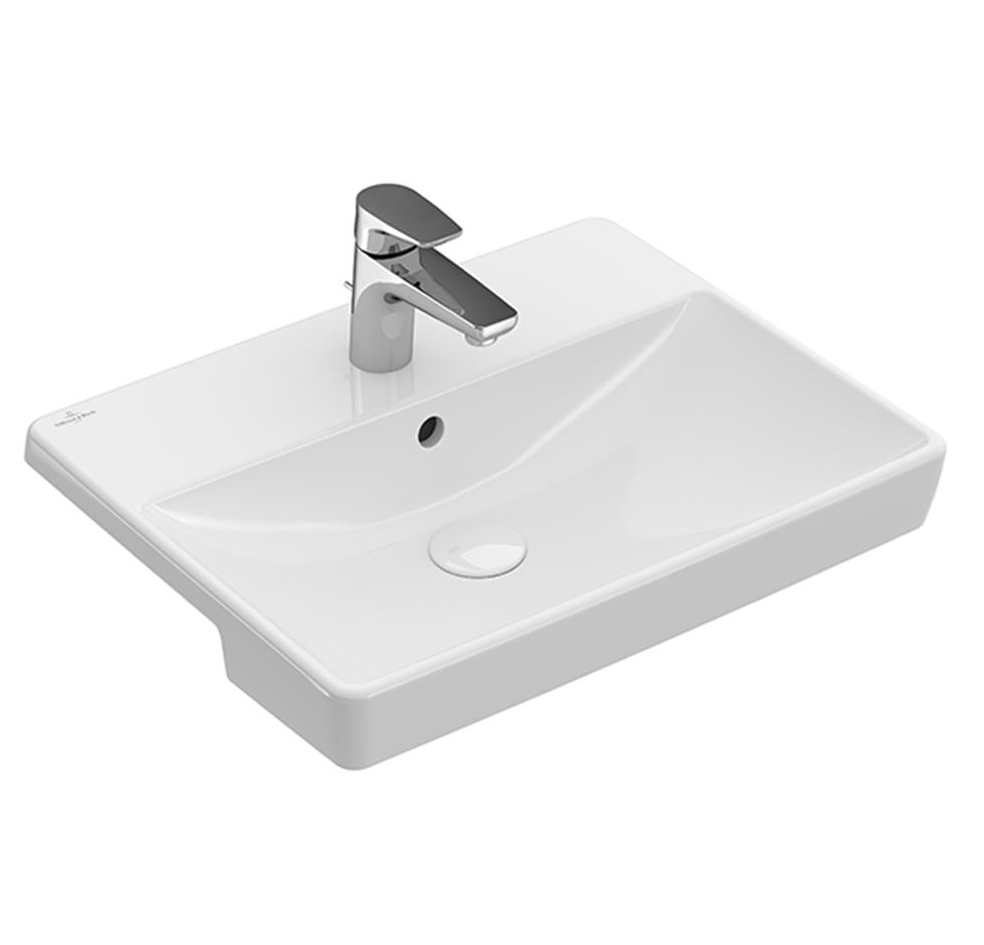 Avento 550 Semi Recessed Basin 1 Tap Hole