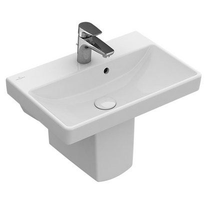 Avento 550 Wall Basin 1 Tap Hole | Trap Cover