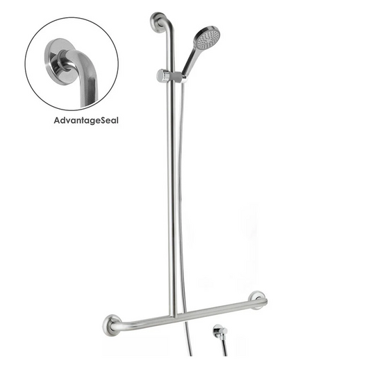 Embrace Classic 32 Inverted T Shower Rail Set Left Hand