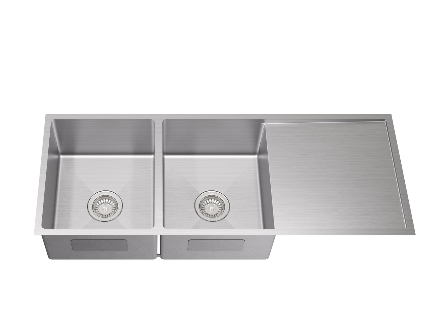 Kliff Hand Made Stainless Steel Double Bowl Sink 1140mm LK-SDK1140