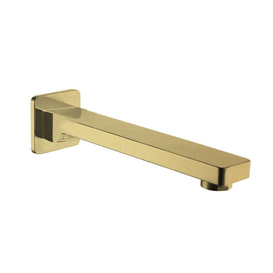 The GABE 200mm Bath Spout - Brushed Gold