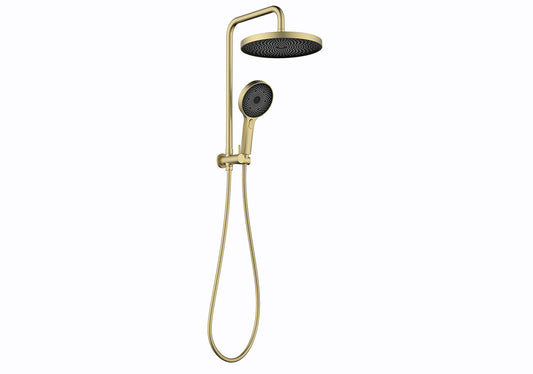 The Gabe Twin Shower - Brushed Gold