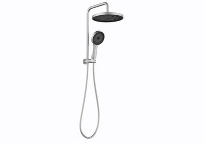 The Gabe Twin Shower - Brushed Nickel