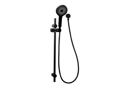 The Gabe Hand Shower On Rail - Matte Black