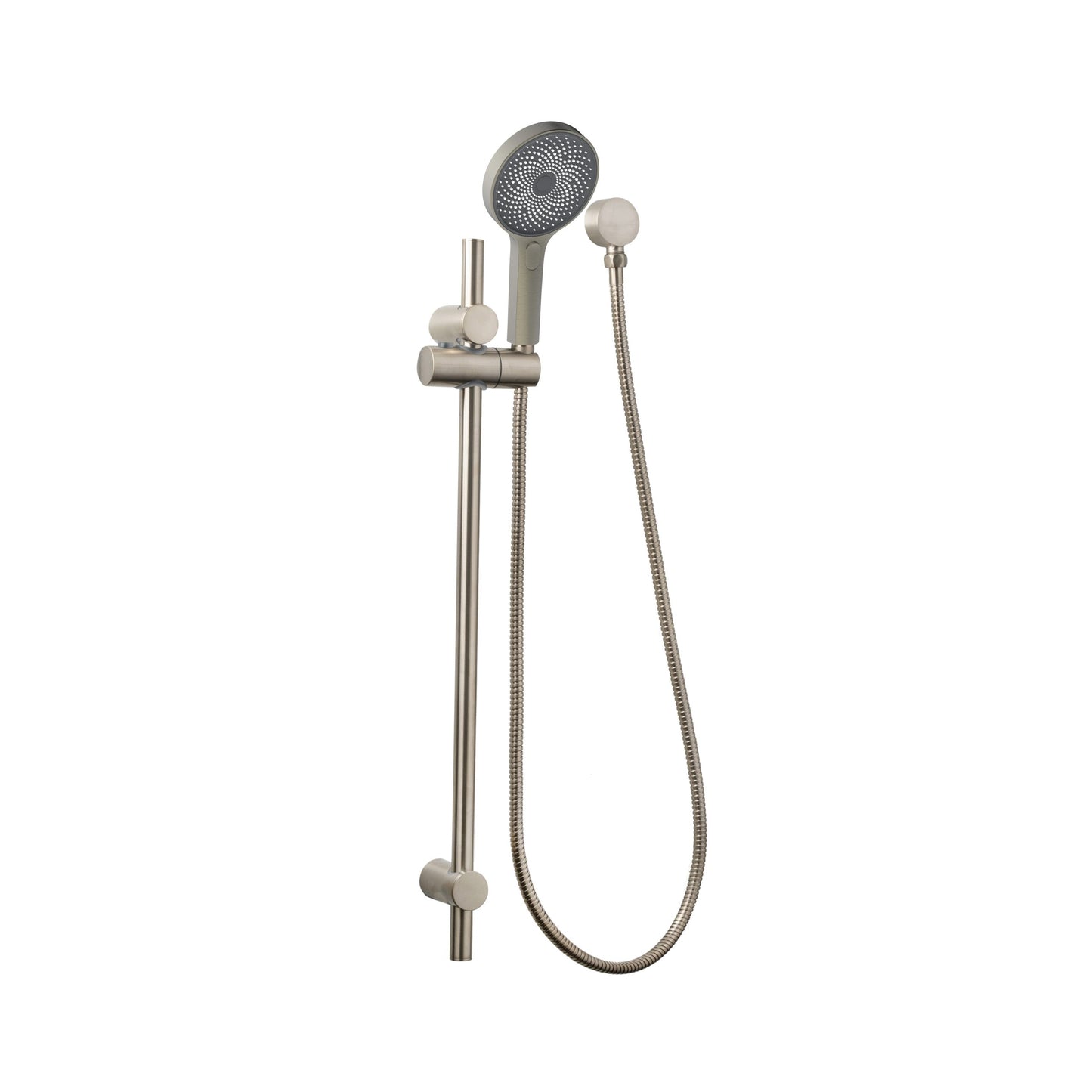 The Gabe Hand Shower On Rail - Brushed Nickel