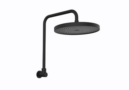 The Gabe Gooseneck Shower - Matte Black