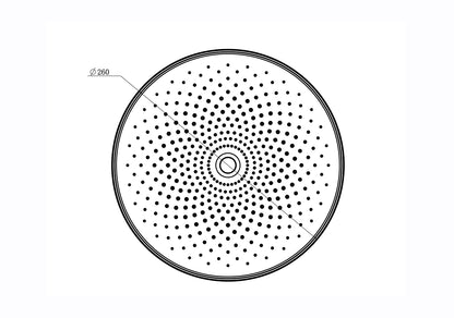 The Gabe Bush Shower Head - Gun Metal