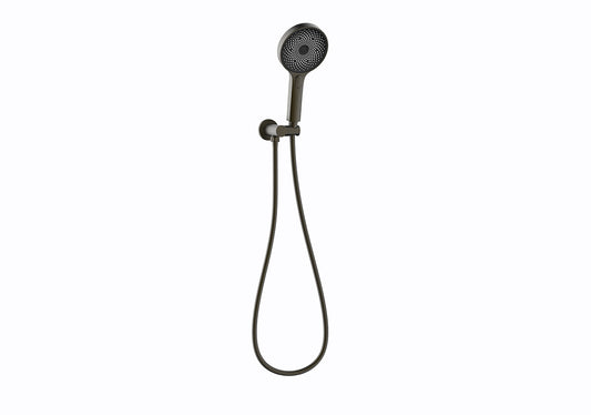 The Gabe Hand Shower With Wall Bracket - Gun Metal