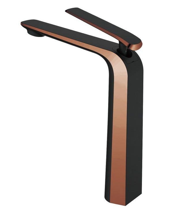 ESPERIA - Black & Rose Gold Basin Mixer