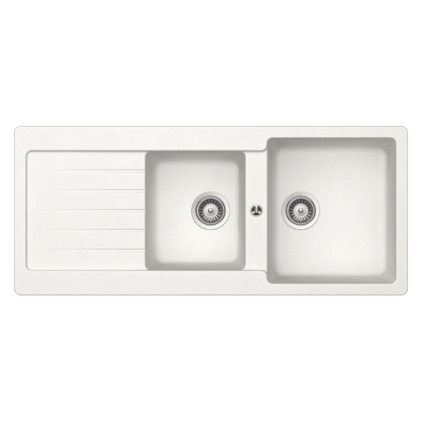 TYPOS D200 ALPINA 1 & 3/4 BOWL SINK