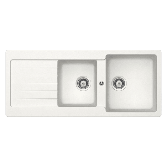 TYPOS D200 ALPINA 1 & 3/4 BOWL SINK