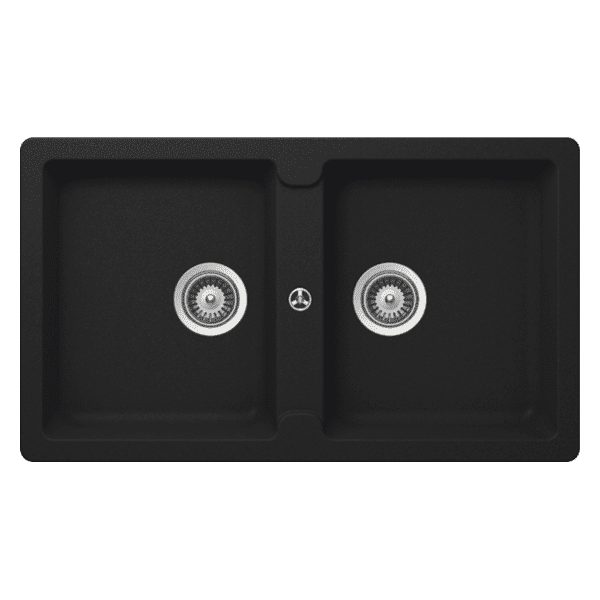 TYPOS N200 ONYX DOUBLE BOWL SINK